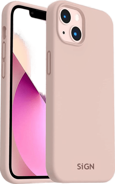 Sign Liquid Silikonetui iPhone 14 Rosa