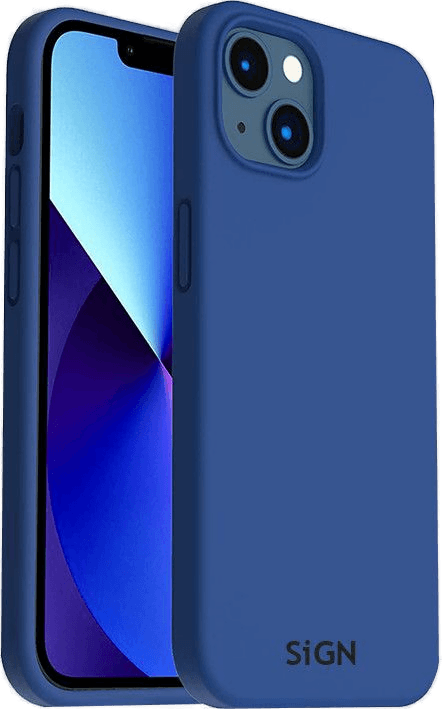 Sign Liquid Silikonetui iPhone 14 - Blå