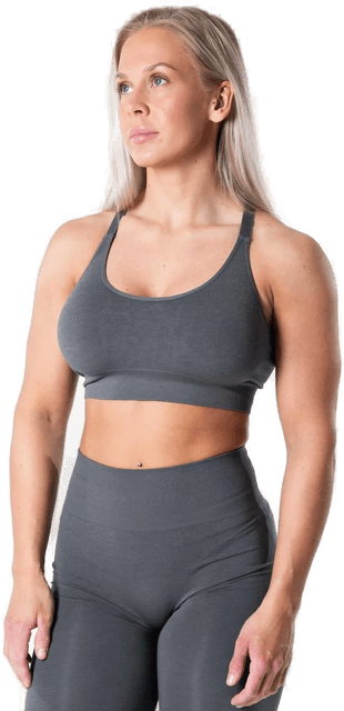 Relode Dam Prime Scrunch Top - Granit - XS