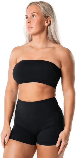 Relode Dam Clean Bandeau Top - Svart - XS