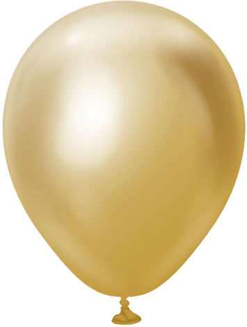 Ballongkungen Mini Krom Gull 25-pakning