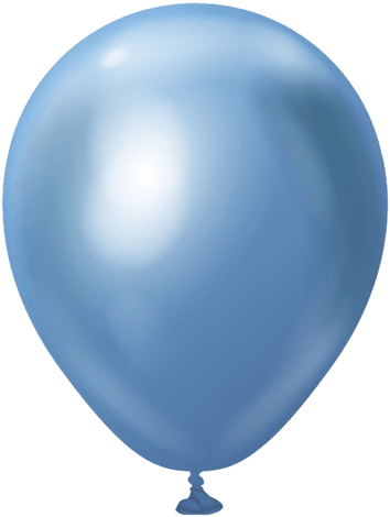 Ballongkungen Mini Krom Blå 25-pakning