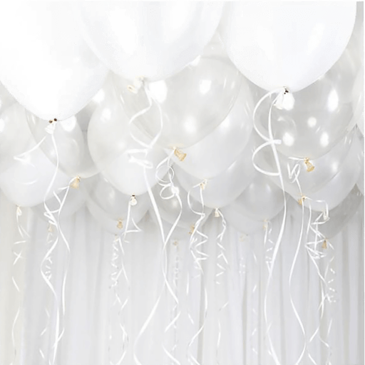 Ballongkungen Ballongsett Tak Hvit 30-pakning