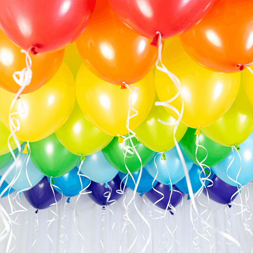 Ballongkungen Ballongsett Tak Regnbue