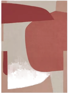 Layered Cloudberry ullteppe 300 x 400 cm