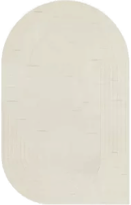 Layered Circular ullteppe 180 x 270 cm