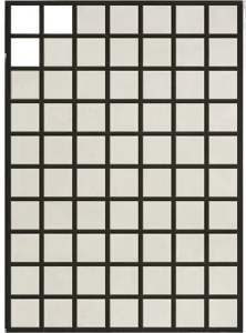 Layered Avenue Checked Bone 180 x 270 cm