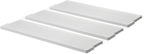 Massproductions Gridlock Shelf W800 Hvit Stained Ash