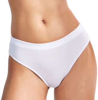Bread & Boxers High Waist Brief Hvit