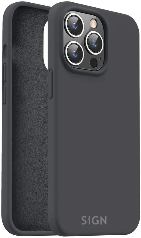 Sign Silikondeksel til iPhone 15 Pro - Svart