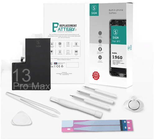 Sign batteribyttesett – iPhone 13 Pro Max