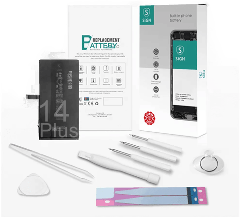 Sign batteribyttesett – iPhone 14 Plus