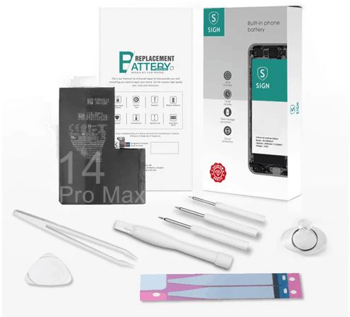 Sign batteribyttesett – iPhone 14 Pro Max