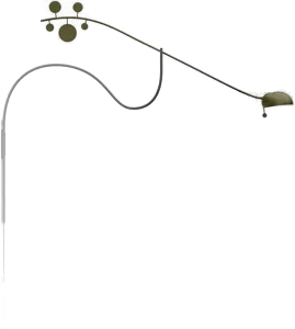 Noon Juno vegglampe Olivengrå-mørkegrå