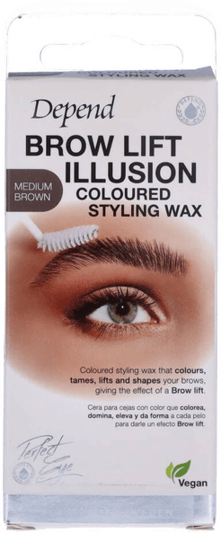 Depend Perfect Eye Brow Illusion Wax Medium Brown