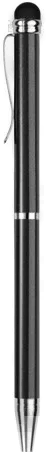 Kulepenn Burde m/stylus metallic sort