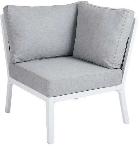 Brafab Samvaro hjørnedel hvit/grå