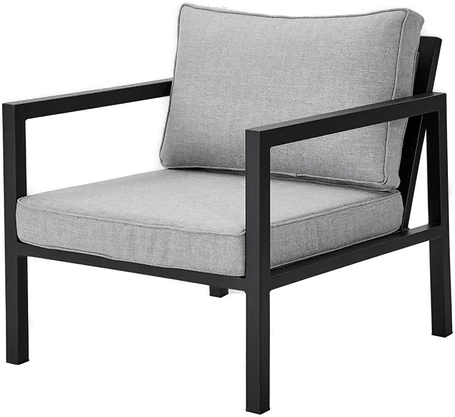 Brafab Belfort lenestol svart / Peral Grey