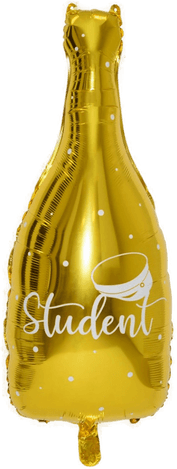 Hisabjoker Folieballong Flaske Student