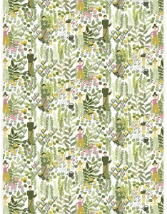 Arvidssons Textil Trädgård voksduk Grønn