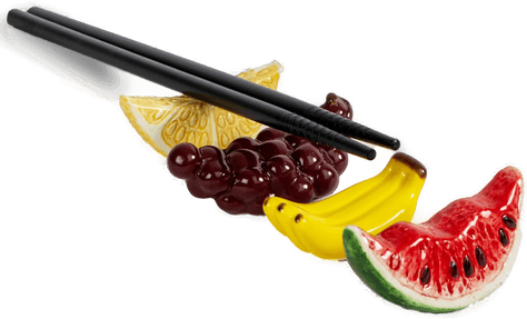 Byon Fruits spisepinneholder 4-pk