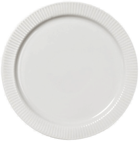 Sagaform Inka asjett 17 cm hvit