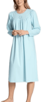 Calida Soft Cotton Nightshirt Lysblå