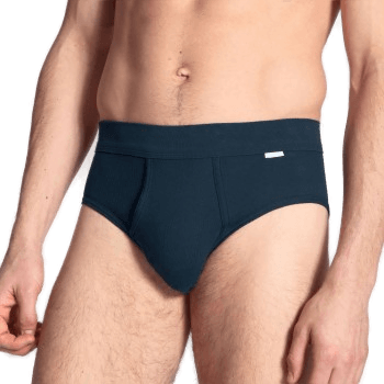 Calida Cotton 1 Herr Midi Gylf 23112 Marine