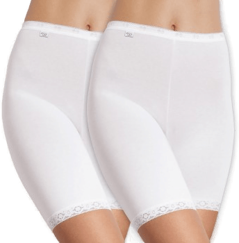 Sloggi Basic Long Truser Dame Hvit