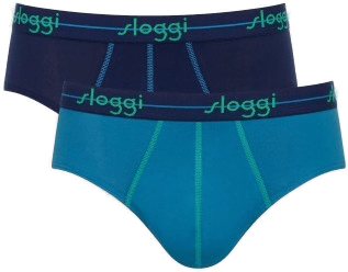 Sloggi 2P For Men Midi Blå