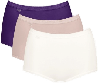 Sloggi Basic Plus Maxi Truser 3P Rosa/Lilla