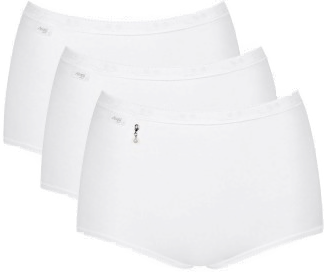 Sloggi Pearl Maxi Truser 3P Hvit