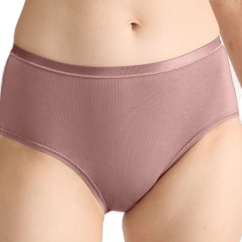Sloggi GO Daily Cotton Midi Briefs Mørkrosa