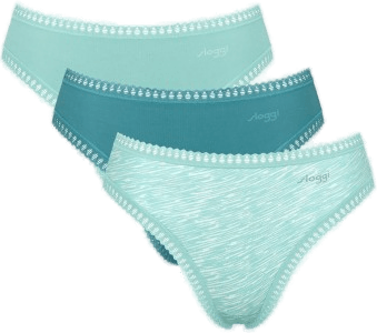 Sloggi GO Crush High Leg Briefs Blå/Turkis