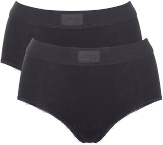 Sloggi Double Comfort Maxi Truser 2P Svart