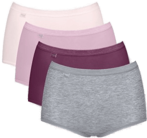 Sloggi Basic Plus Maxi Panty Rosa/Grå