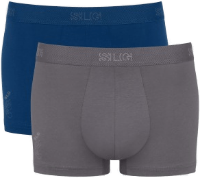 Sloggi 2P SLG Base Trunk Marine/Grå