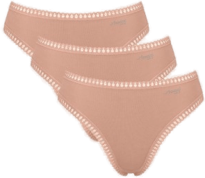 Sloggi GO Crush High Leg Briefs Lysbrun