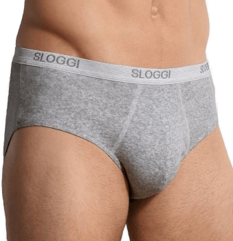 Sloggi 2P For Men Basic Midi Grå