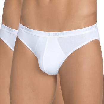 Sloggi 2P For Men Basic Minis Hvit
