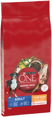 Purina One Medium/Maxi Adult Kylling