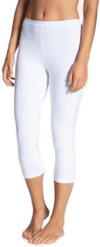 Calida Natural Comfort Capri Leggings Hvit