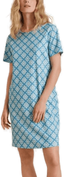 Calida Daylight Dreams Nattkjole Blå Mønster