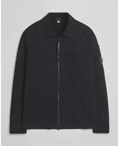 Cp Company Organic Cotton Overshirt Black