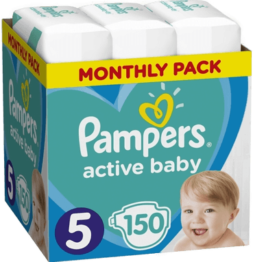 Pampers Active Baby 5, 150 stk.