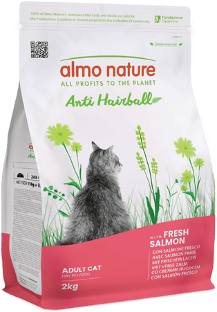 Almo Nature Holistic Anti Hairball med laks 2 kg