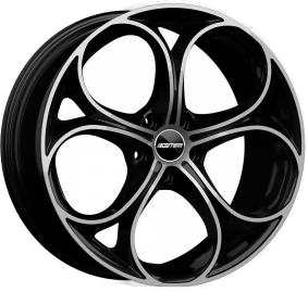 GMP Drake Black Machined Face 8x18 5/110 ET40 B65.1