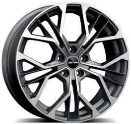 GMP Matisse Matt Anthracite Diamond 8.5x20 5/112 ET35 B66.6