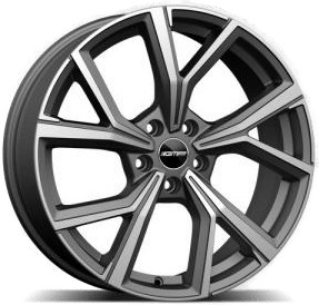 GMP Mentor Matt Gun Metal Machined Face 8x18 5/112 ET45 B66.5