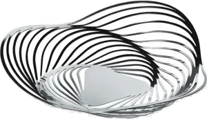 Alessi Trinity fruktskål rustfritt stål